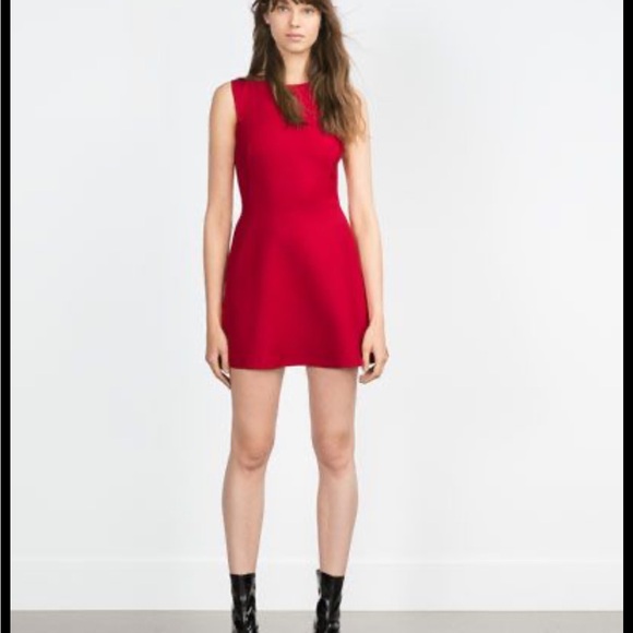 Zara A-Line Tailored Mini Dress - Picture 1 of 16